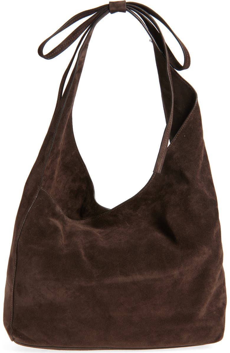 Reformation Medium Vittoria Leather Tote, Alternate, color, Boss Suede