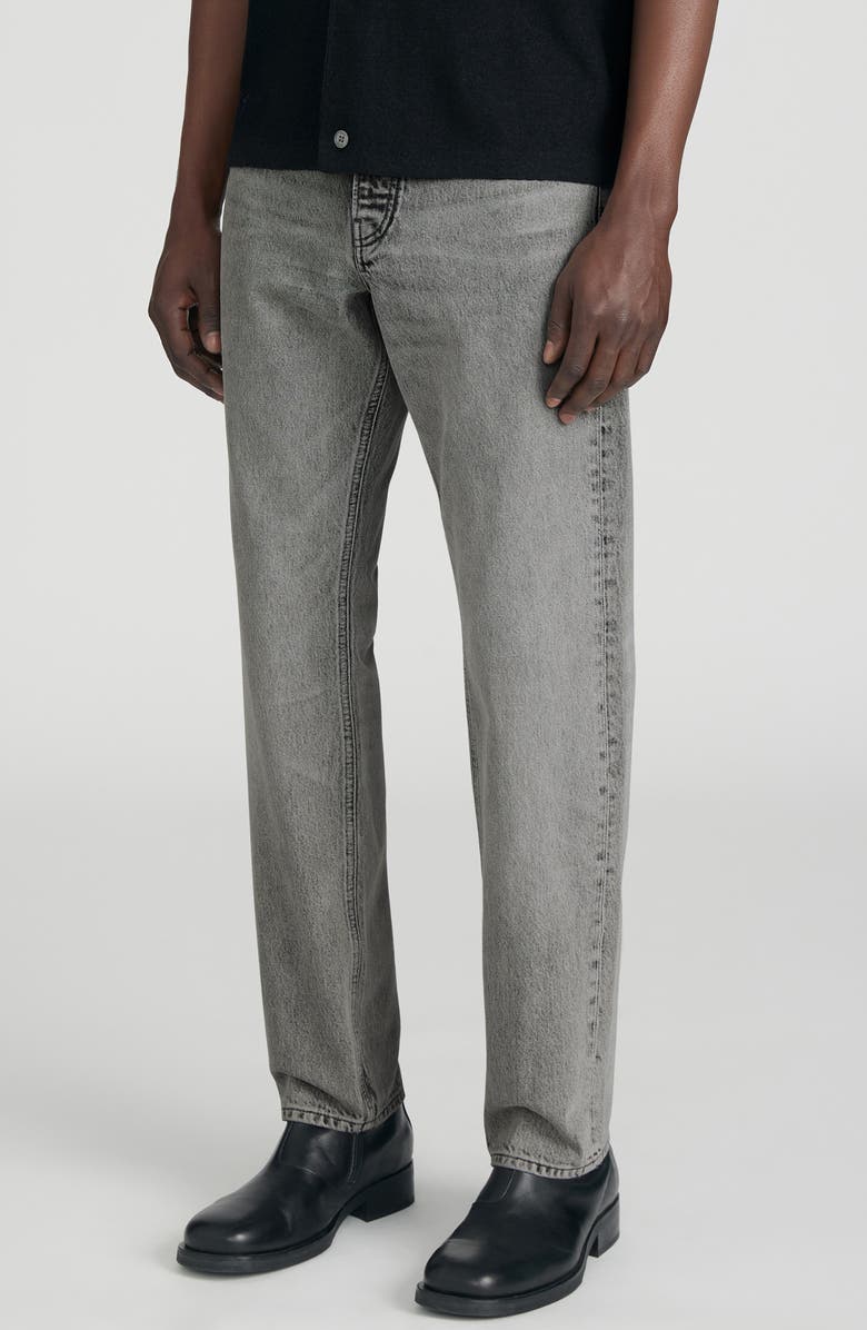 FRAME The Straight Leg Jeans, Alternate, color, Fogline