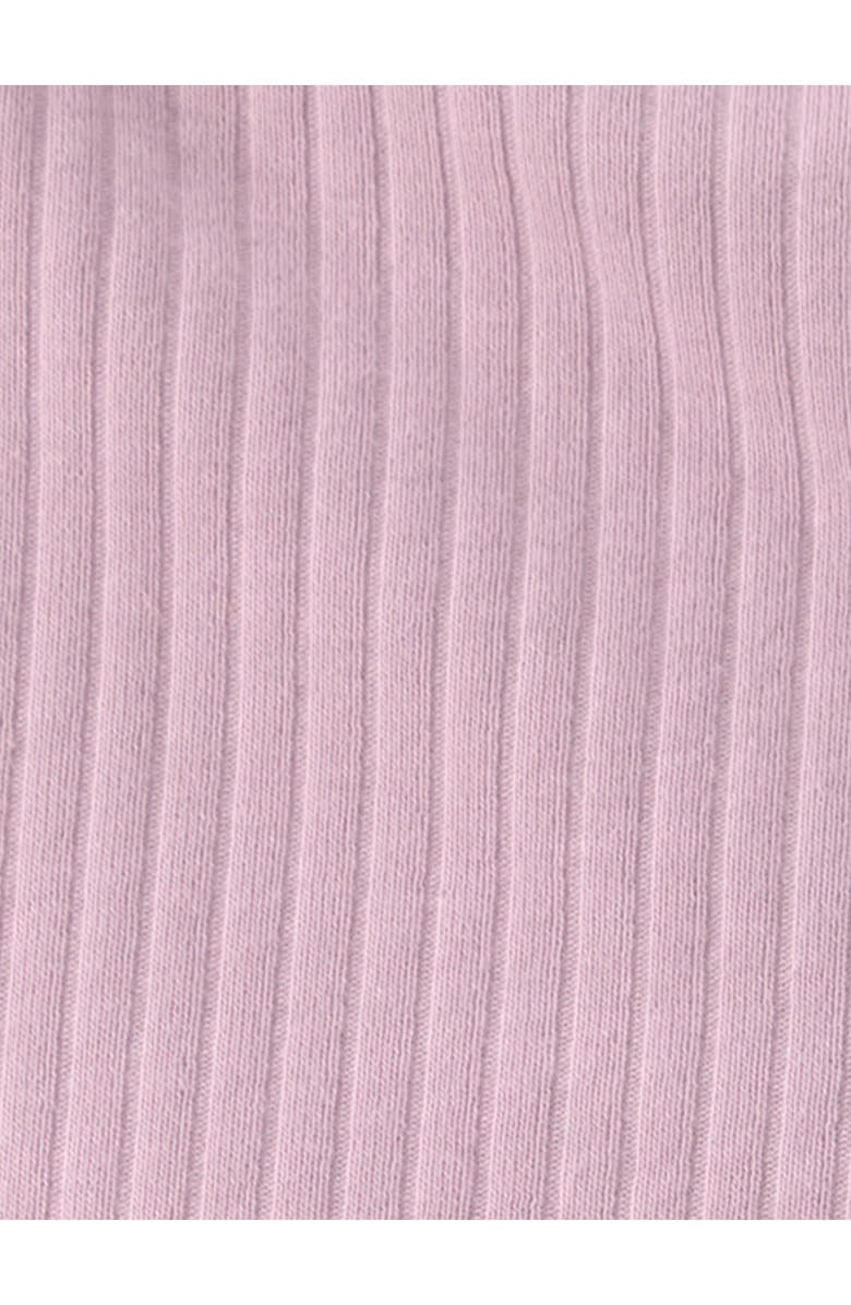 Little Planet 2-Pack Assorted Rib Stretch Organic Cotton Pedal Shorts, Alternate, color, Purple Cream
