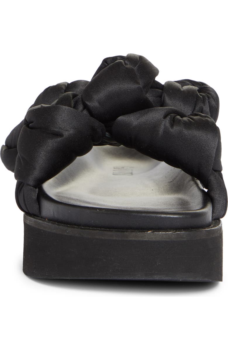 Ganni Recycled Satin Mid Knotted Sandal, Alternate, color,