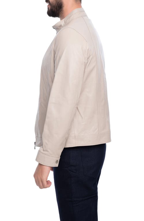 Vellapais Smooth Leather Jacket In Pink