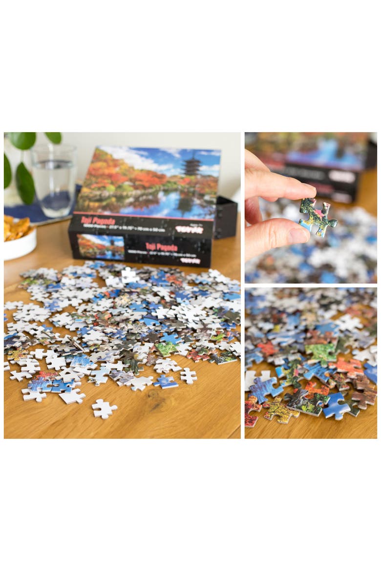 Toji Pagoda Buddhist Temple 1000 Piece Jigsaw Puzzle, Alternate, color, Multi-Color