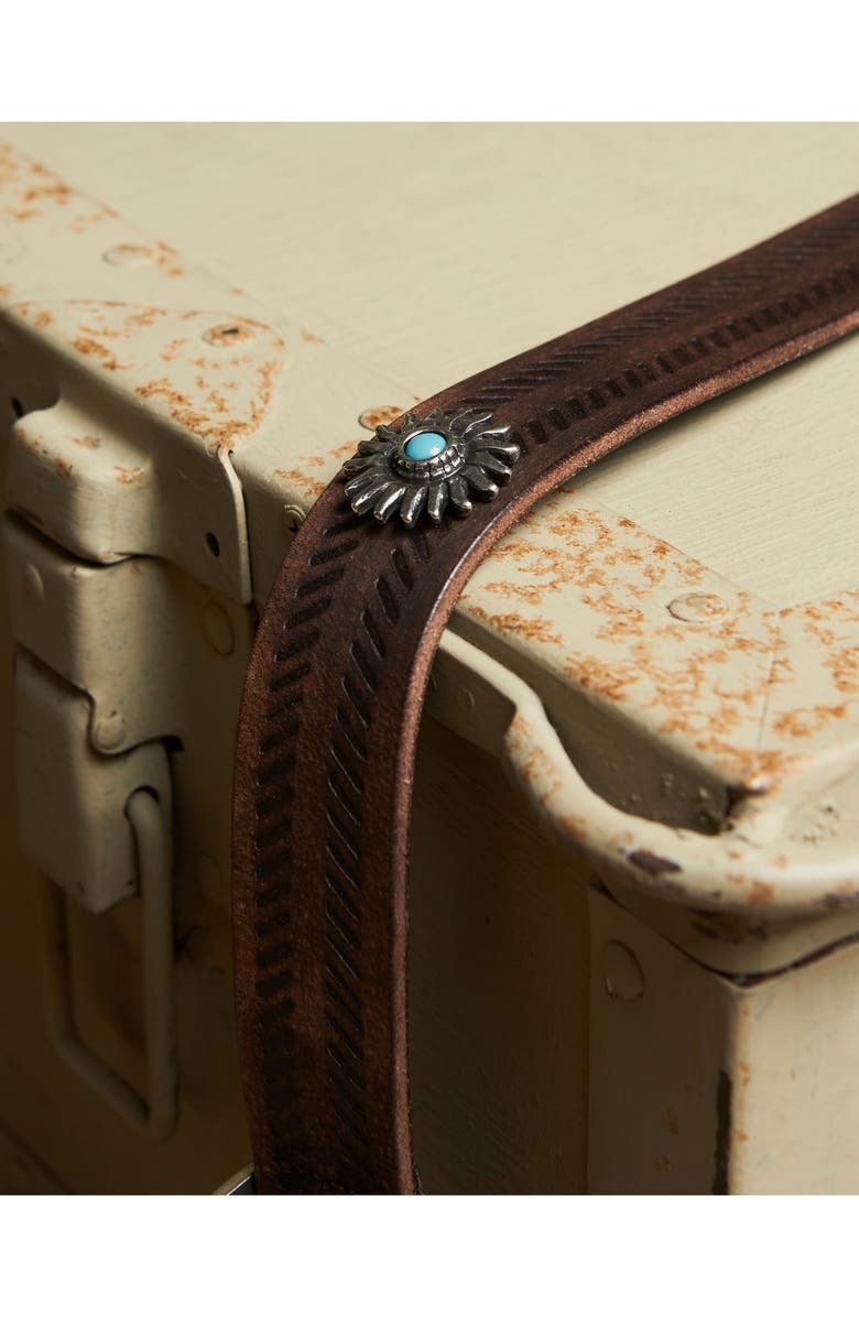 Fortela Losangeles Calf Leather Belt, Alternate, color, Cuoio