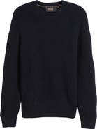 BOSS Camel Mezzo Wool & Cashmere Crewneck Sweater