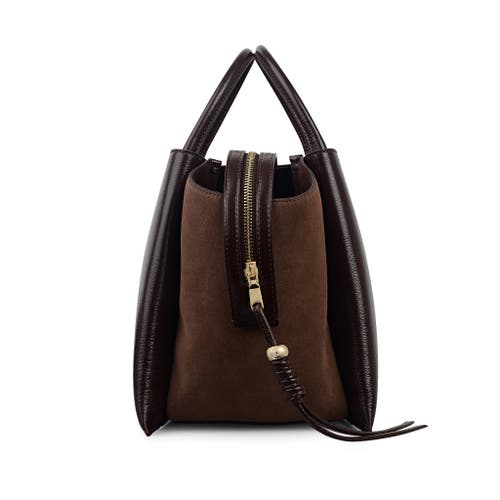 Radley The Romilly Large Ziptop Satchel Bag In Brown