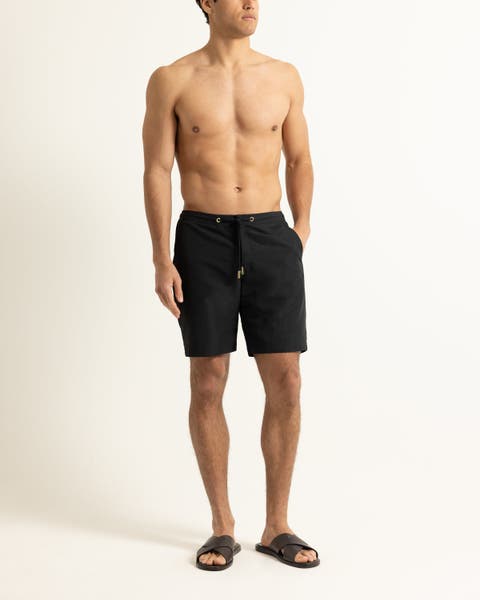 Dane Drawcord Longest-Length Classic Fit Drawcord Swim Shorts