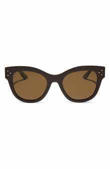 DIFF Eva 53mm Gradient Cat Eye Sunglasses