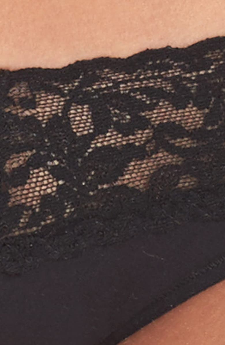 Hanky Panky 'Vikini' Bikini, Alternate, color, Black