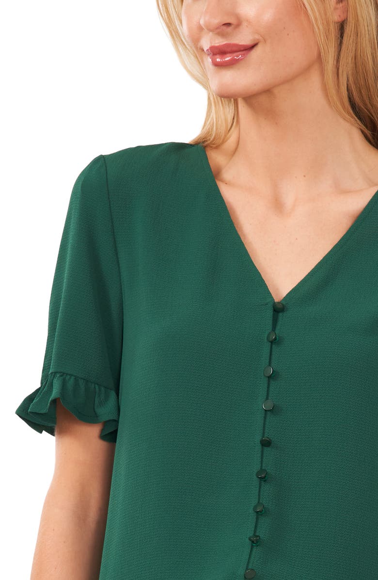 CeCe Ruffle Sleeve Blouse, Alternate, color, 