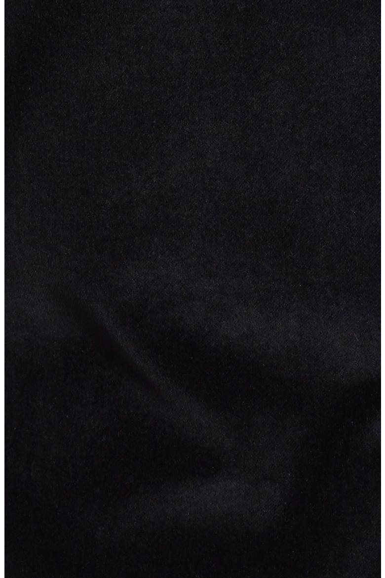 Black Velvet Blazer, Alternate, color, BLACK