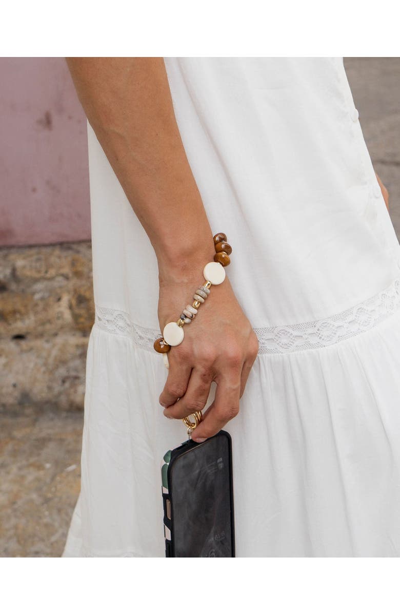 By Lilla Golden Dune Bag Charm, Alternate, color, Multi