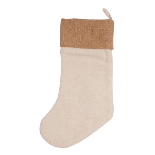 C & F Home C&f Home Pinecone Swag Hanging Christmas Stocking 20" In White