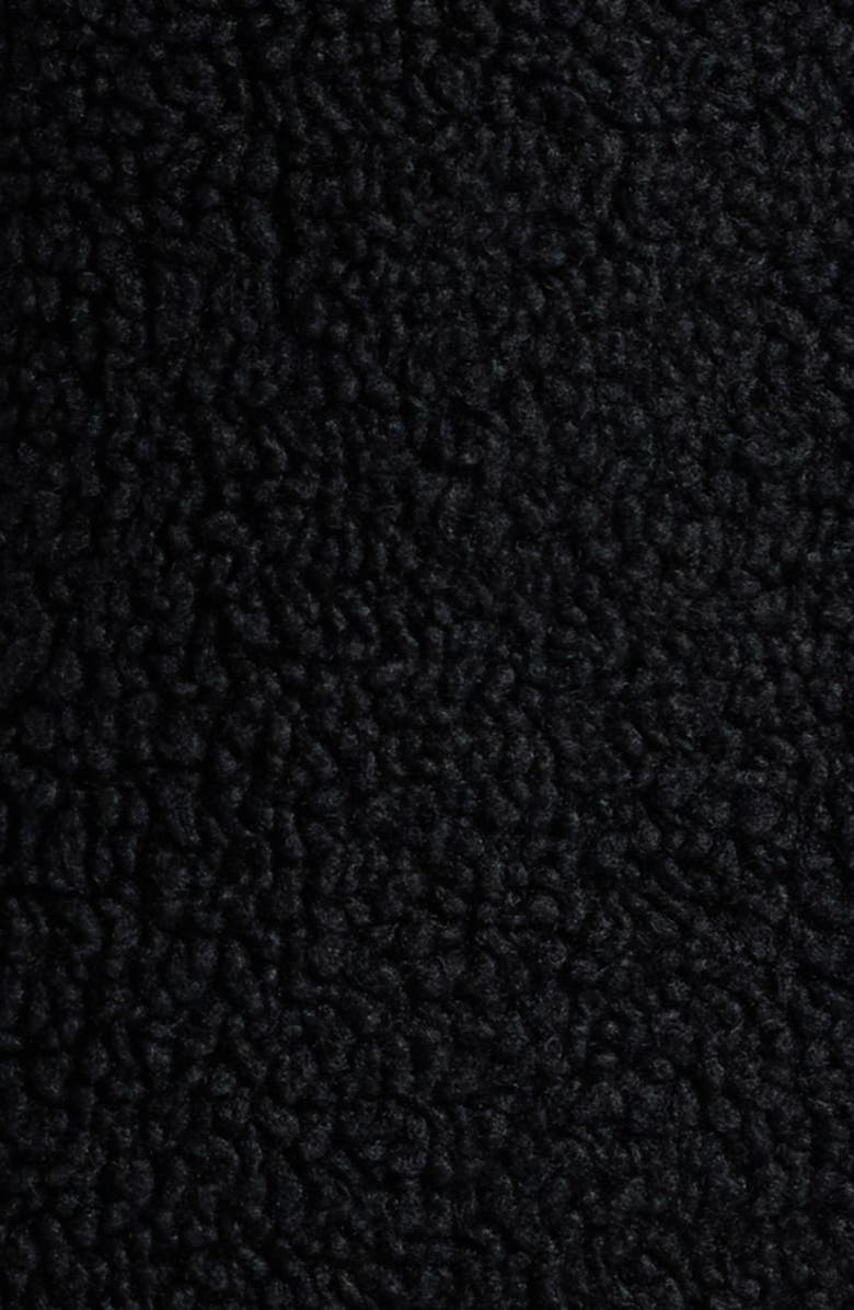 UGG<sup>®</sup> UGGbraid Half Zip Fleece Pullover, Alternate, color, Black