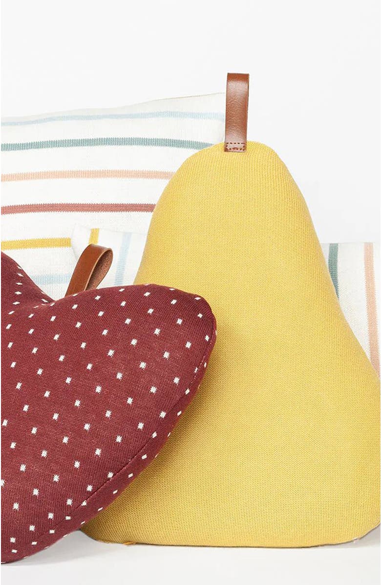 RIAN TRICOT Pear Pillow, Alternate, color, Light Green