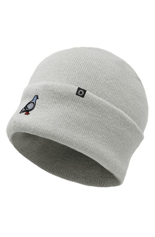 Dalix Pigeon Beanie Cap In Gray