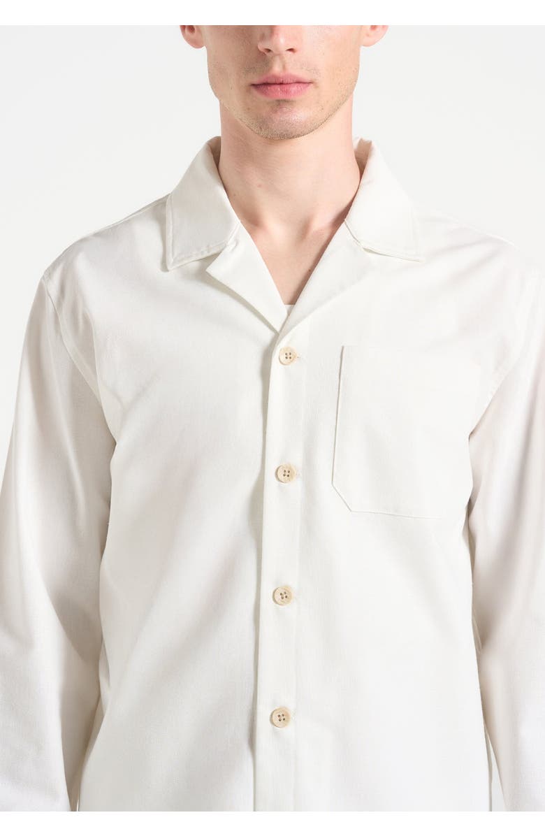 Manière De Voir Constant Linen Overshirt, Alternate, color, White