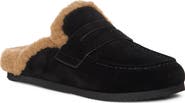PAIGE Wynn Faux Fur Lined Flat Mule