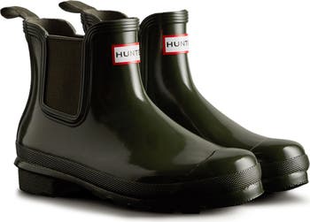 Hunter chelsea boots dark olive online