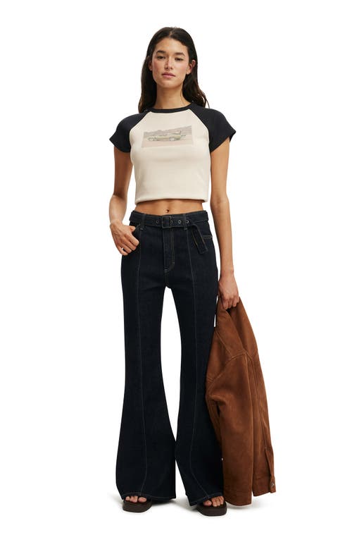 Cotton On Sienna High Flare Jean In Black