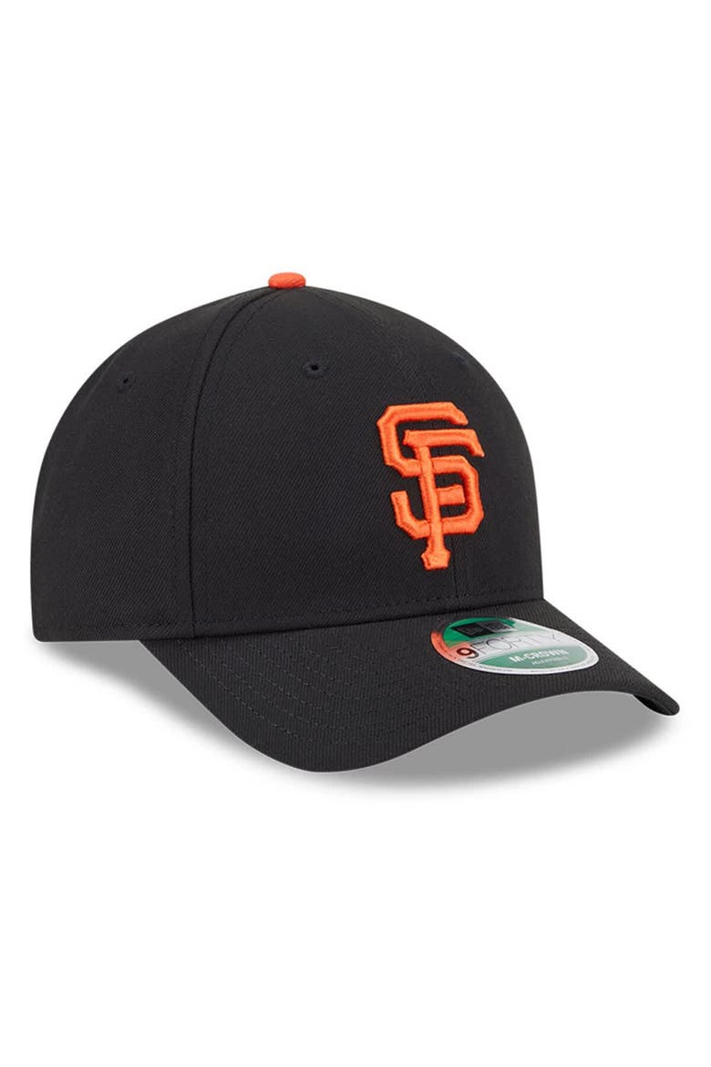 Men's New Era  Black San Francisco Giants Player Replica 9FORTY Adjustable Hat, Alternate, color, Black