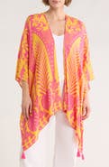 Vince Camuto Tropical Print Duster