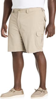 Harbor Bay by DXL Big & Tall Continuous Comfort Cotton Cargo Shorts