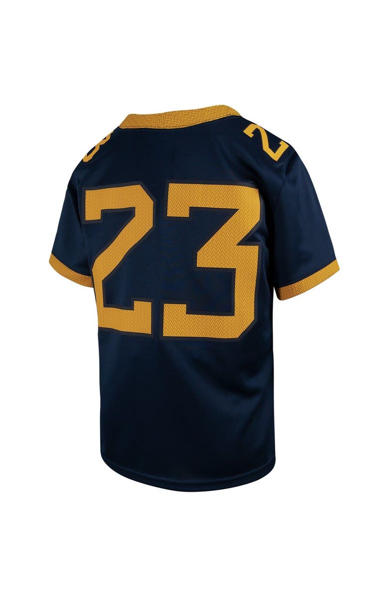 Nike Youth Nike #23 Navy West Virginia Mountaineers Untouchable Replica Game Jersey, Alternate, color,