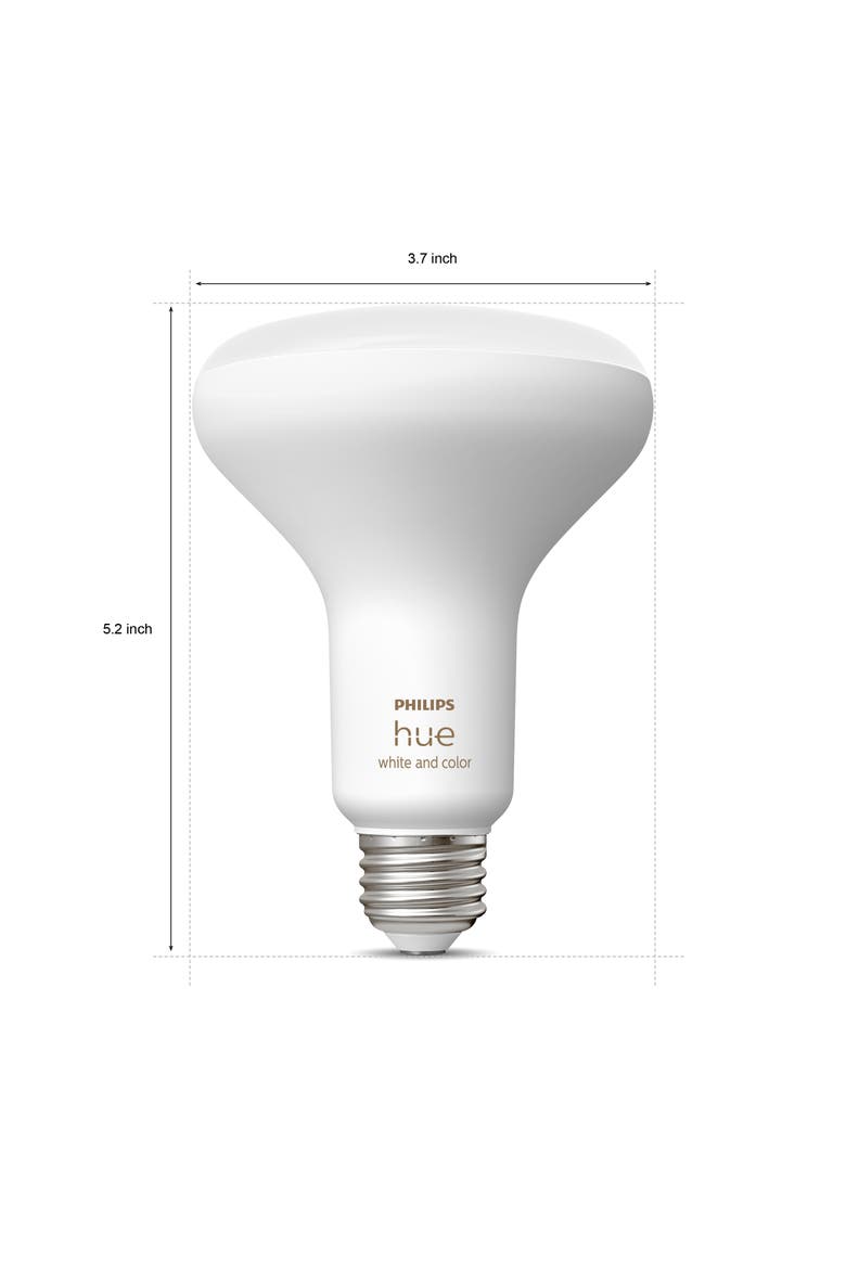 White Color Ambiance BR30 E26 Smart Light Bulbs 2-Pack, Alternate, color, None