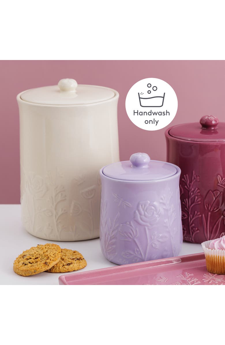 MASON CASH In The Meadow Large Storage Crock, 9" x 6", Alternate, color, Cream