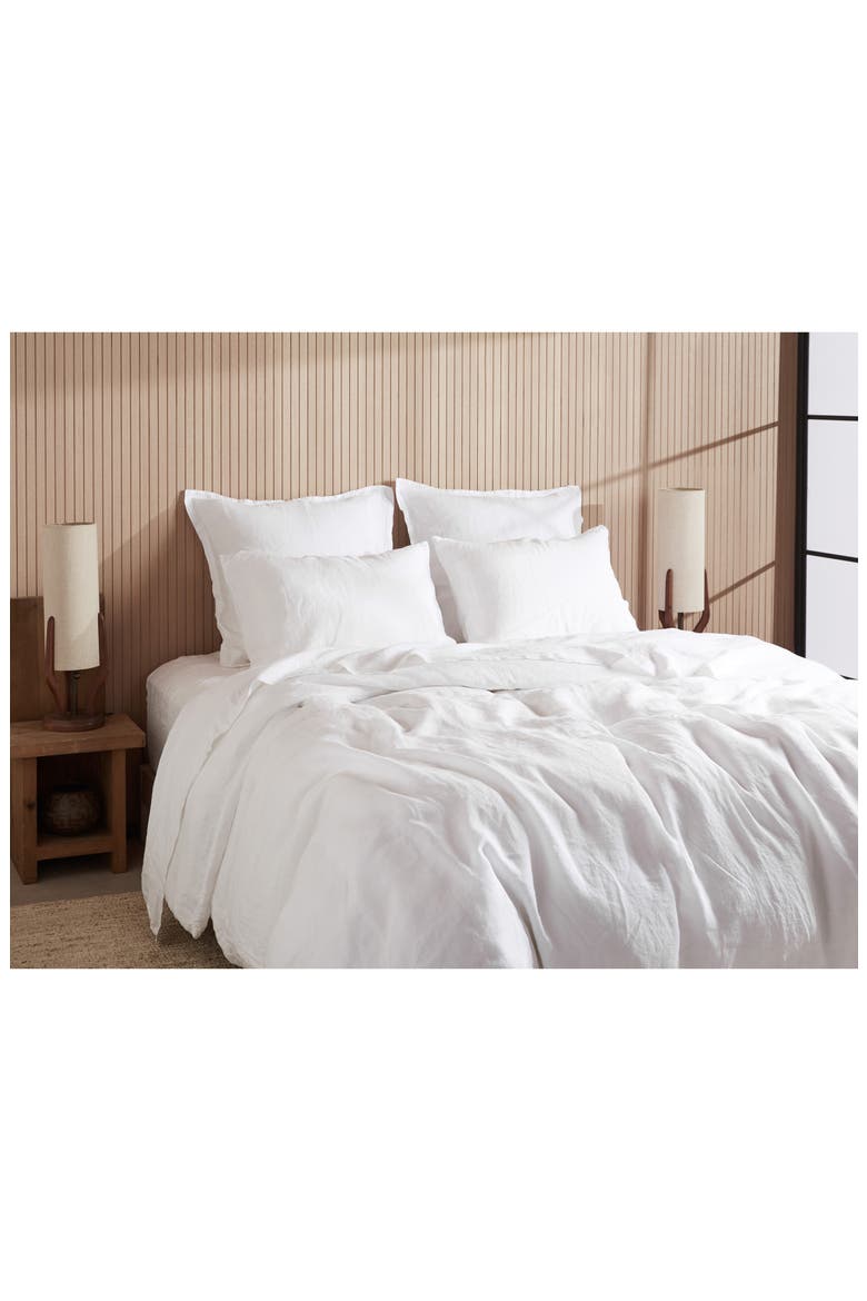 Linen Sheet Set, Alternate, color, WHITE
