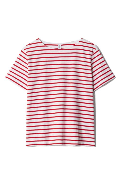 & Other Stories Stripe Cotton T-shirt In Multi