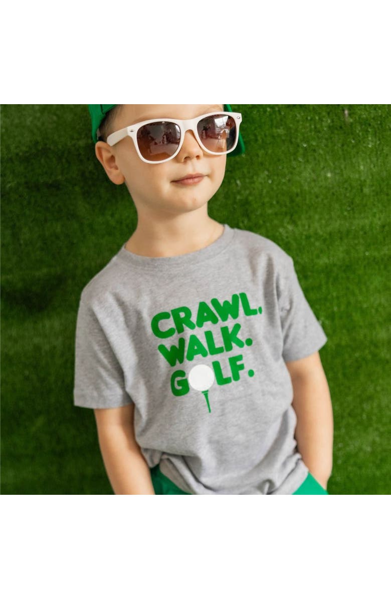 Sweet Wink Crawl, Walk, Golf Short Sleeve T-Shirt, Alternate, color, Grey