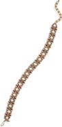 Kenneth Jay Lane Faux Ruby & Faux Pearl Choker Statement Necklace