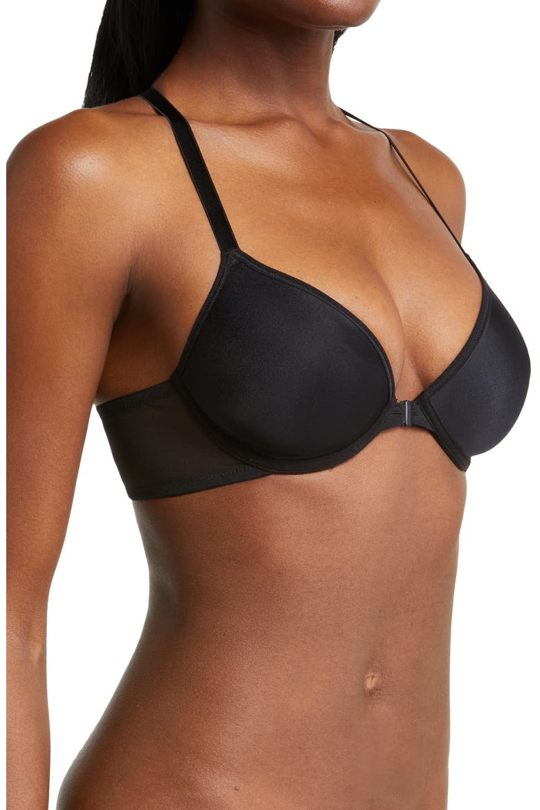 Spellbound Spacer Underwire Bra, Alternate, color, BLACK