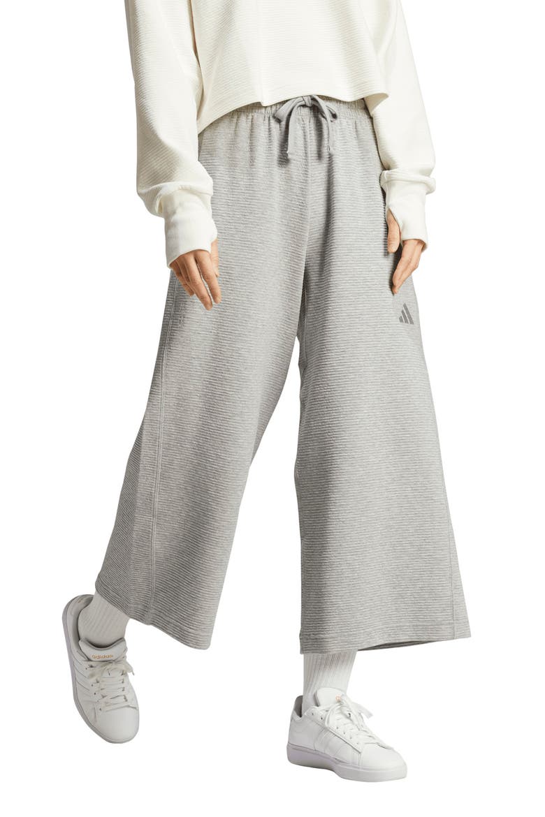 All Szn Rid Flare Drawstring Pants, Alternate, color, MEDIUM GREY HEATHER