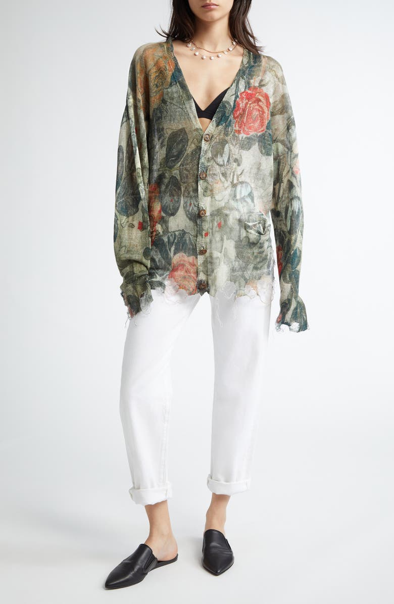 R13 Distressed Boyfriend Jeans, Alternate, color,