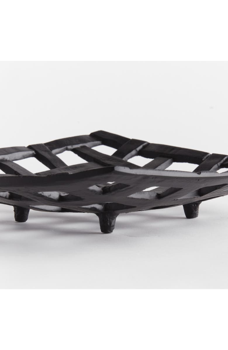 Napa Home & Garden Lopa Decorative Square Tray, Alternate, color, Black