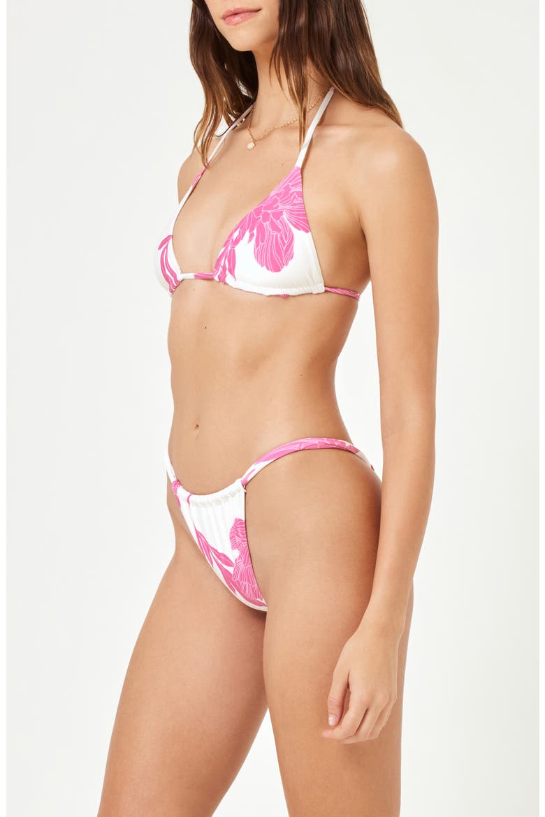 Sofia Triangle Bikini Top, Alternate, color, LE BOTANIQUE