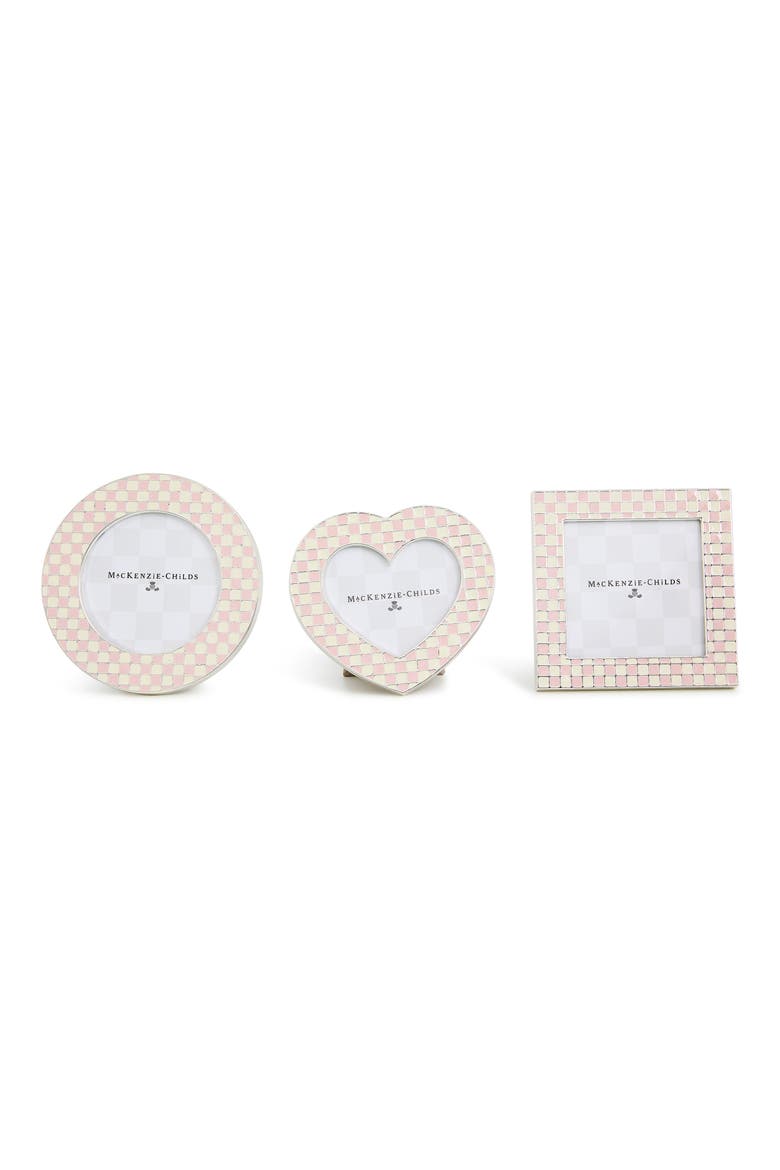 Set of Three Celebrate Rosy Assorted Frames, Main, color, ROSY