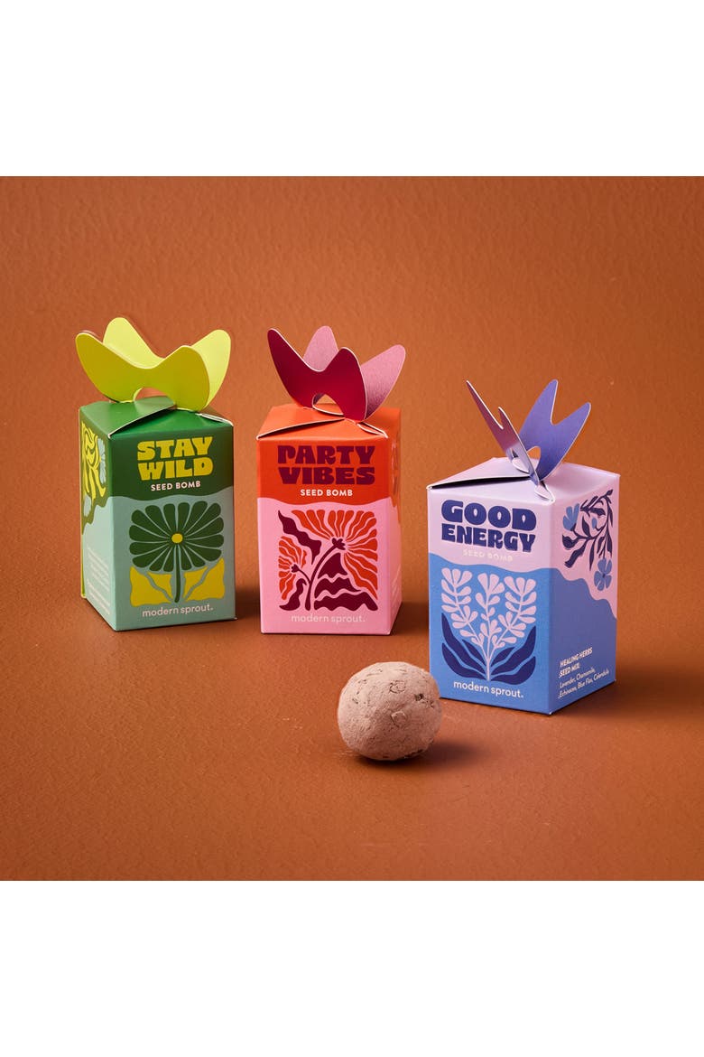Seed Bomb 3 pack mixed, Alternate, color, Assorted