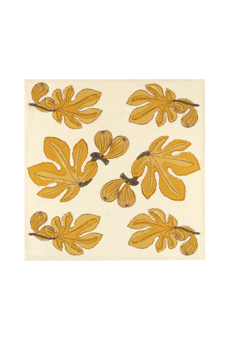 Fig Napkins, Alternate, color, Citrine 19" x 19"