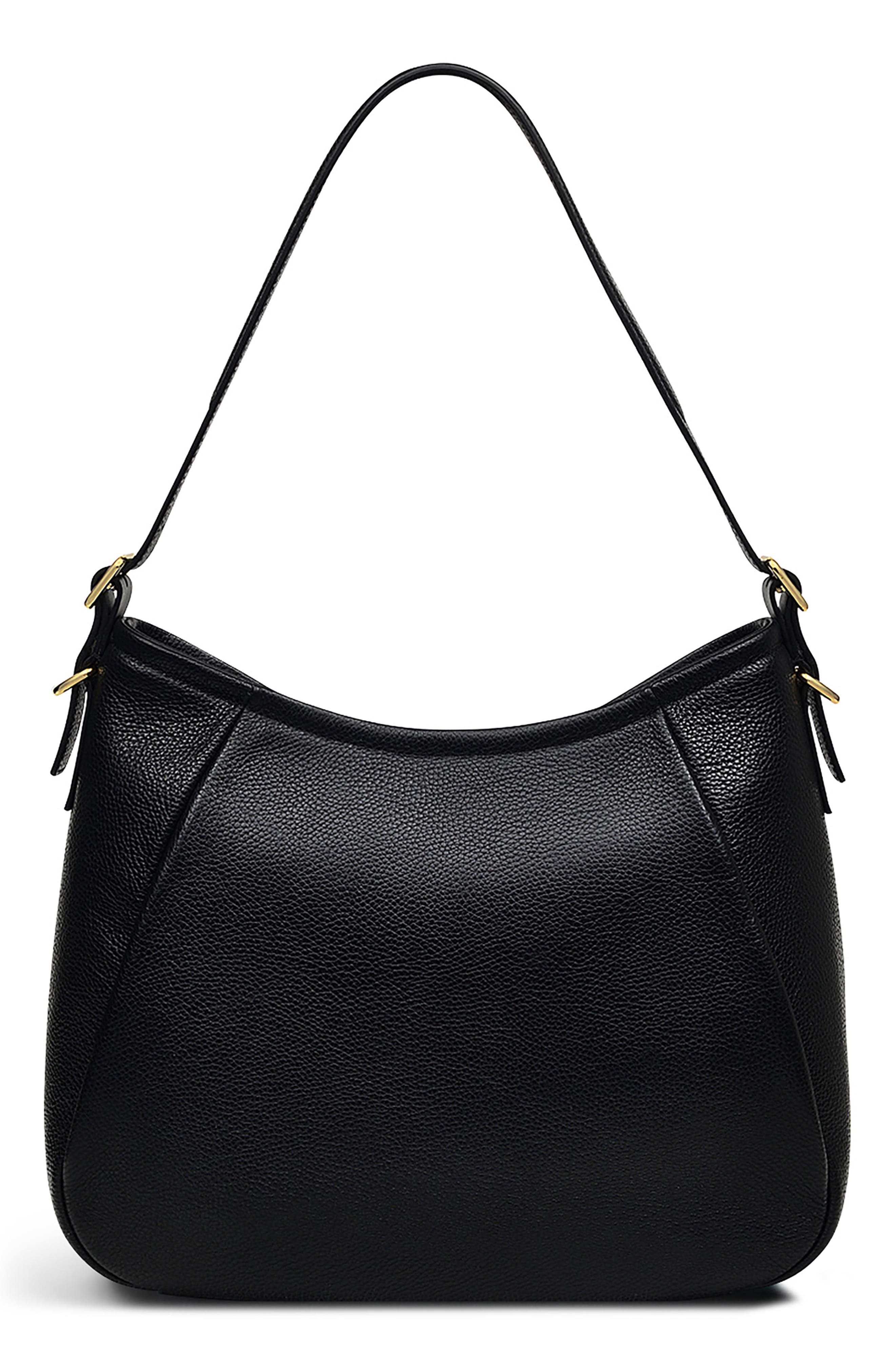 Radley Eastney Street Medium Zip Top Leather Satchel, Alternate, color, Black