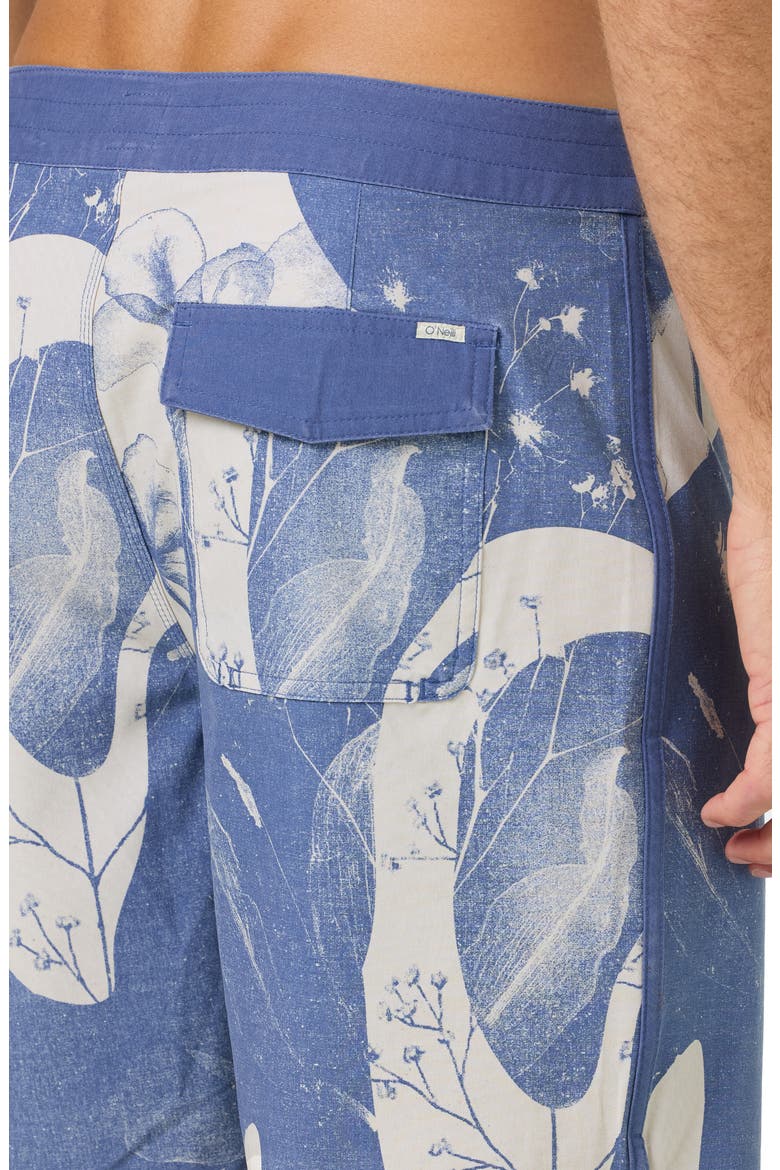 OG Scalloped Printed Board Shorts, Alternate, color, NIGHTSHADOW BLUE