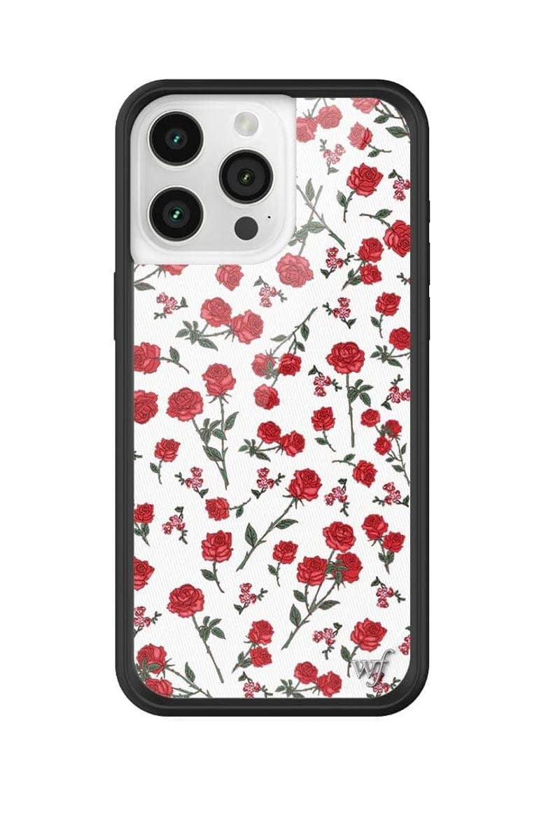 Red Roses iPhone Case, Main, color, White