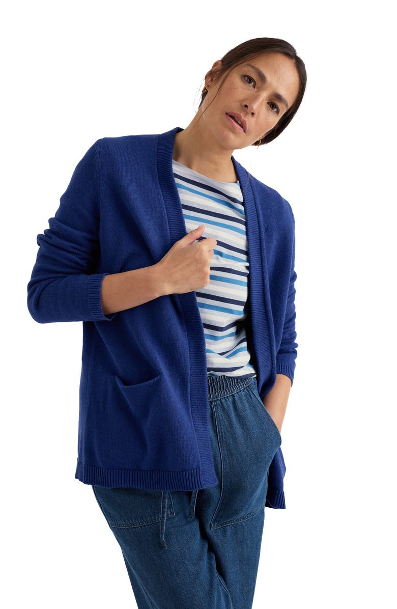 Seasalt Cornwall Riverboat Organic Cotton Cardigan, Alternate, color,