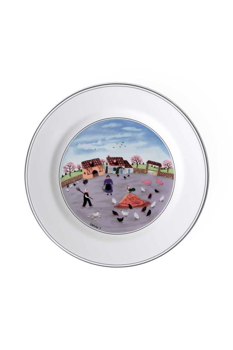 Design Naif Salad Plate #3 Country Yard, Main, color, None