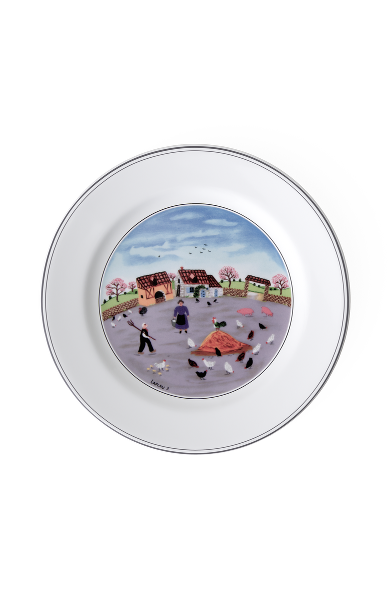 Villeroy & Boch Design Naif Salad Plate #3 Country Yard, Main, color, NO COLOR