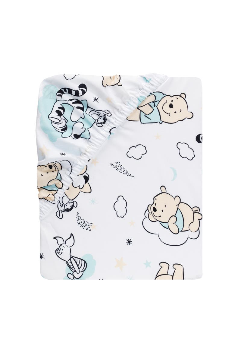 Disney Baby Winnie the Pooh Hugs 3-Piece Nursery Crib Bedding Set, Alternate, color, Multicolor