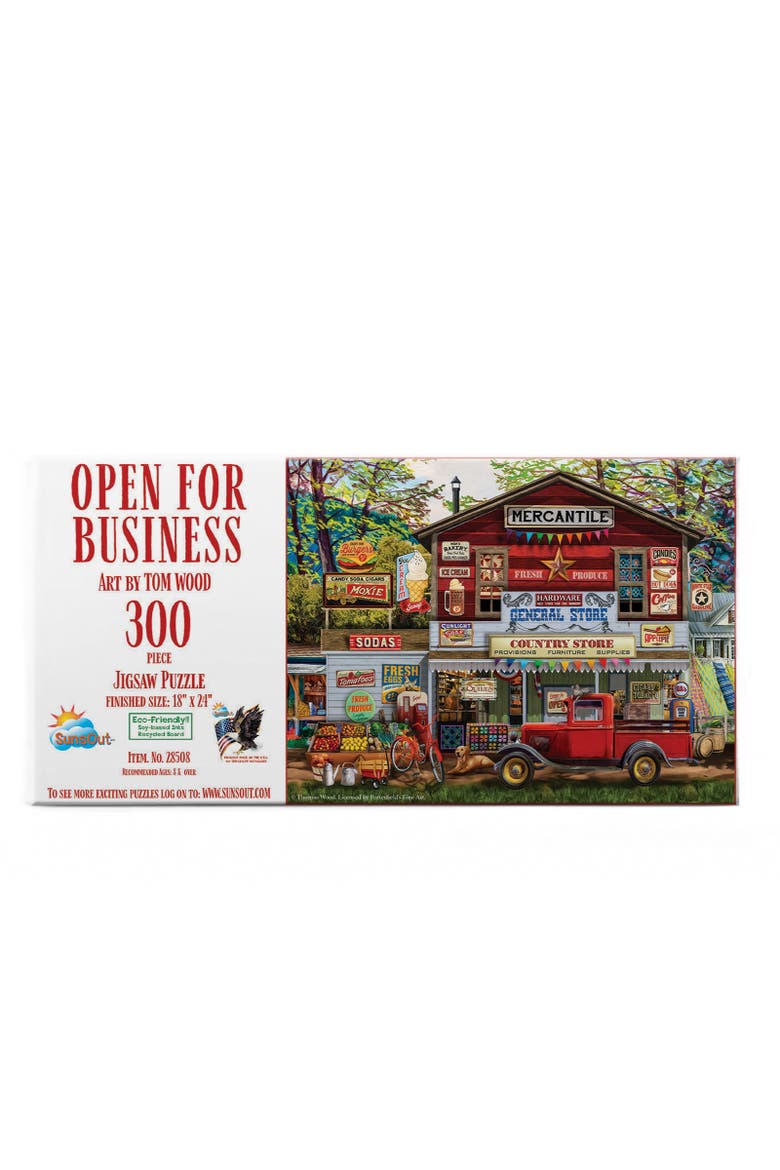 Open for Business 300 piece Jigsaw Puzzle for Adults, Alternate, color, Multicolor