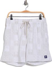 Vintage Summer Endless Perforated Stretch Volley Swim Shorts